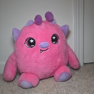 Plush Pink Monster Stuffed Toy - Soft Cute Kids Plush